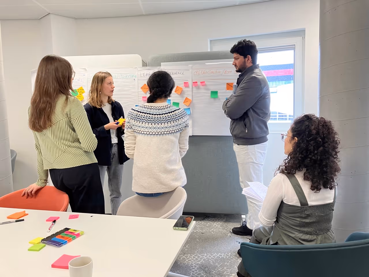 ECIU User Focus Group discussing ideas