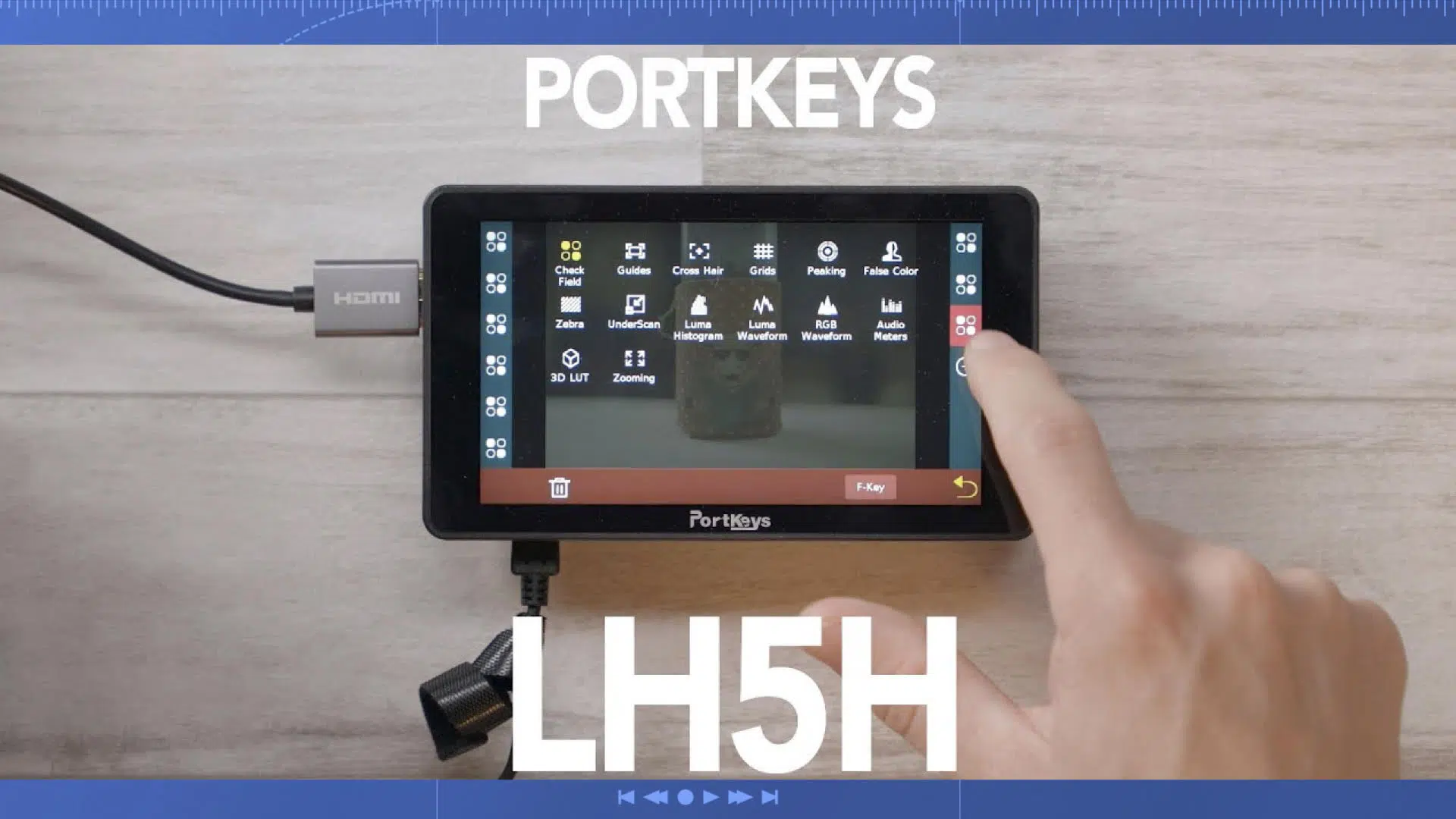 Review du moniteur LH5P Portkeys