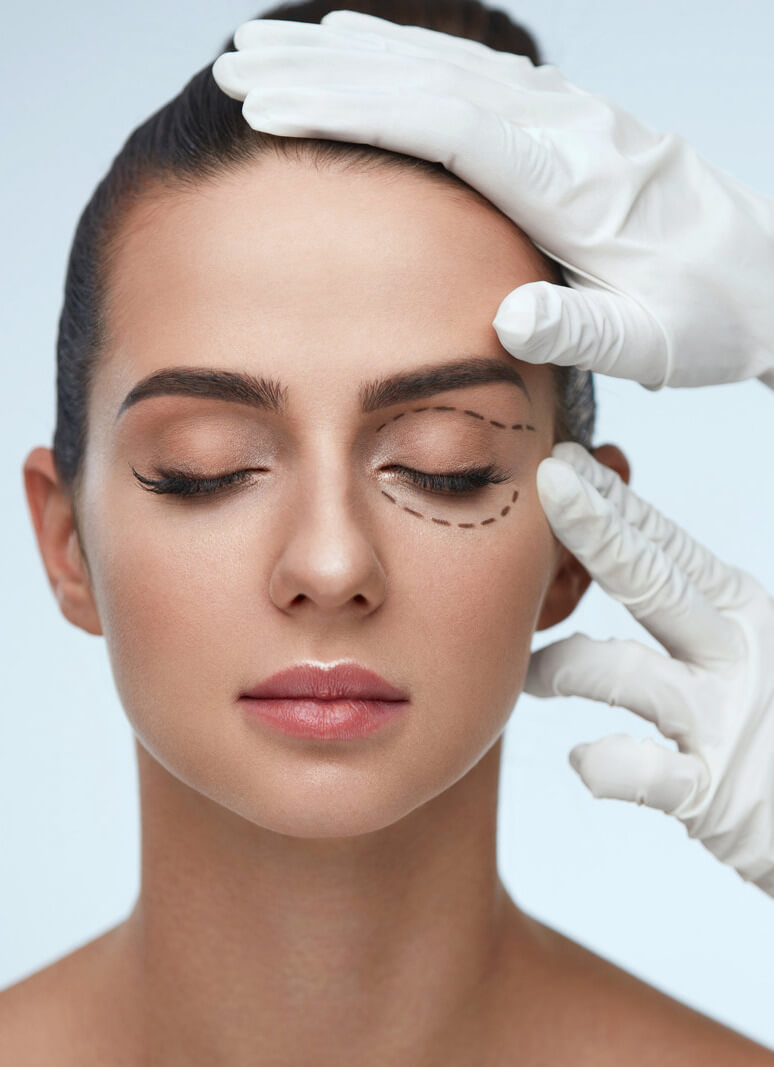 Forehead and brow lift