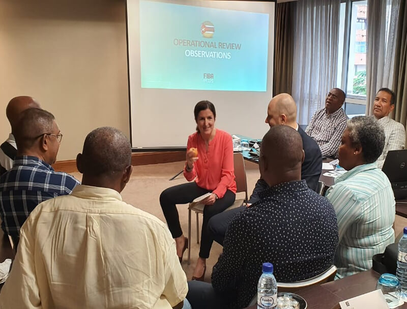 Maeve Buckley presents the sport strategy.