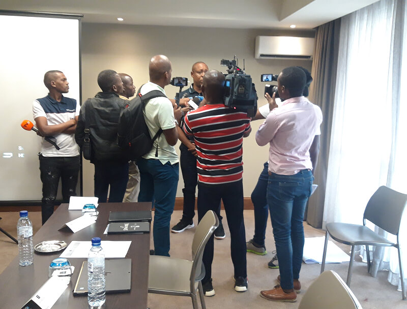 Maeve Buckley presents the sport strategy.