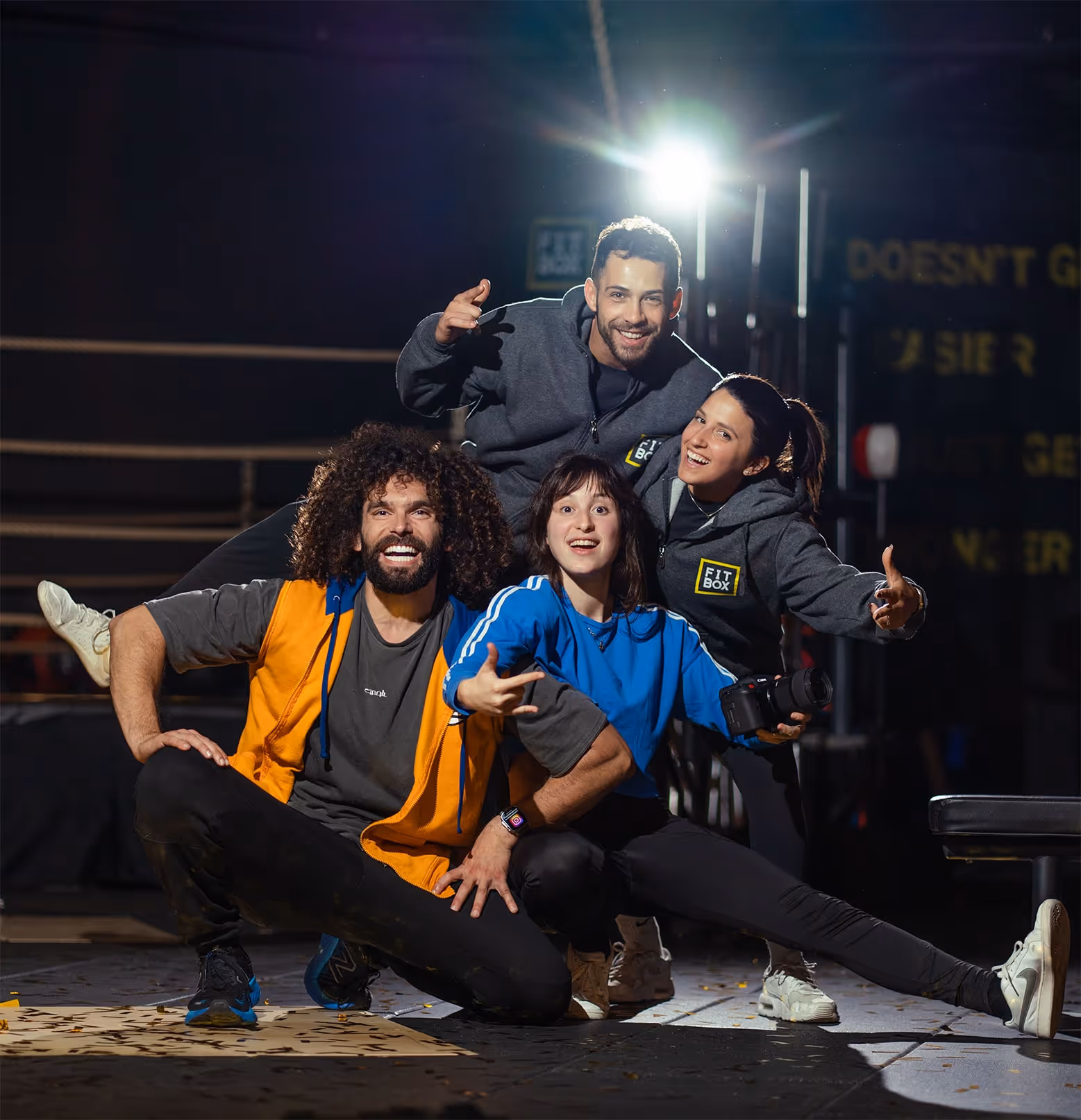 Samantha novick Harel- owner of fitbox with Keren Pearl - Outsiders Filmmakinf studio