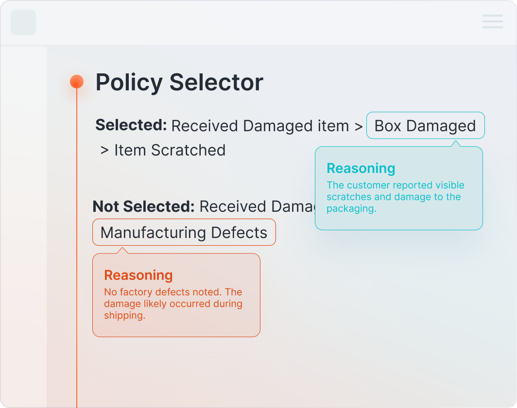 Autonomous Shopper & Policy Match Diagram