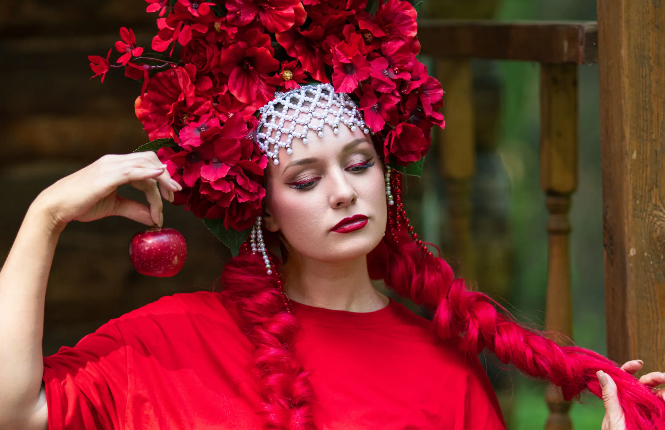 A girl after using Retouch4me plugins