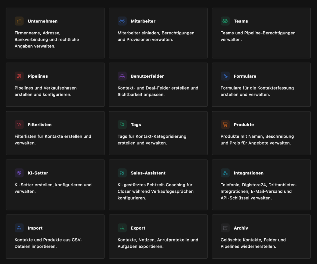 Digiclose features dashboard showing AI chat assistant