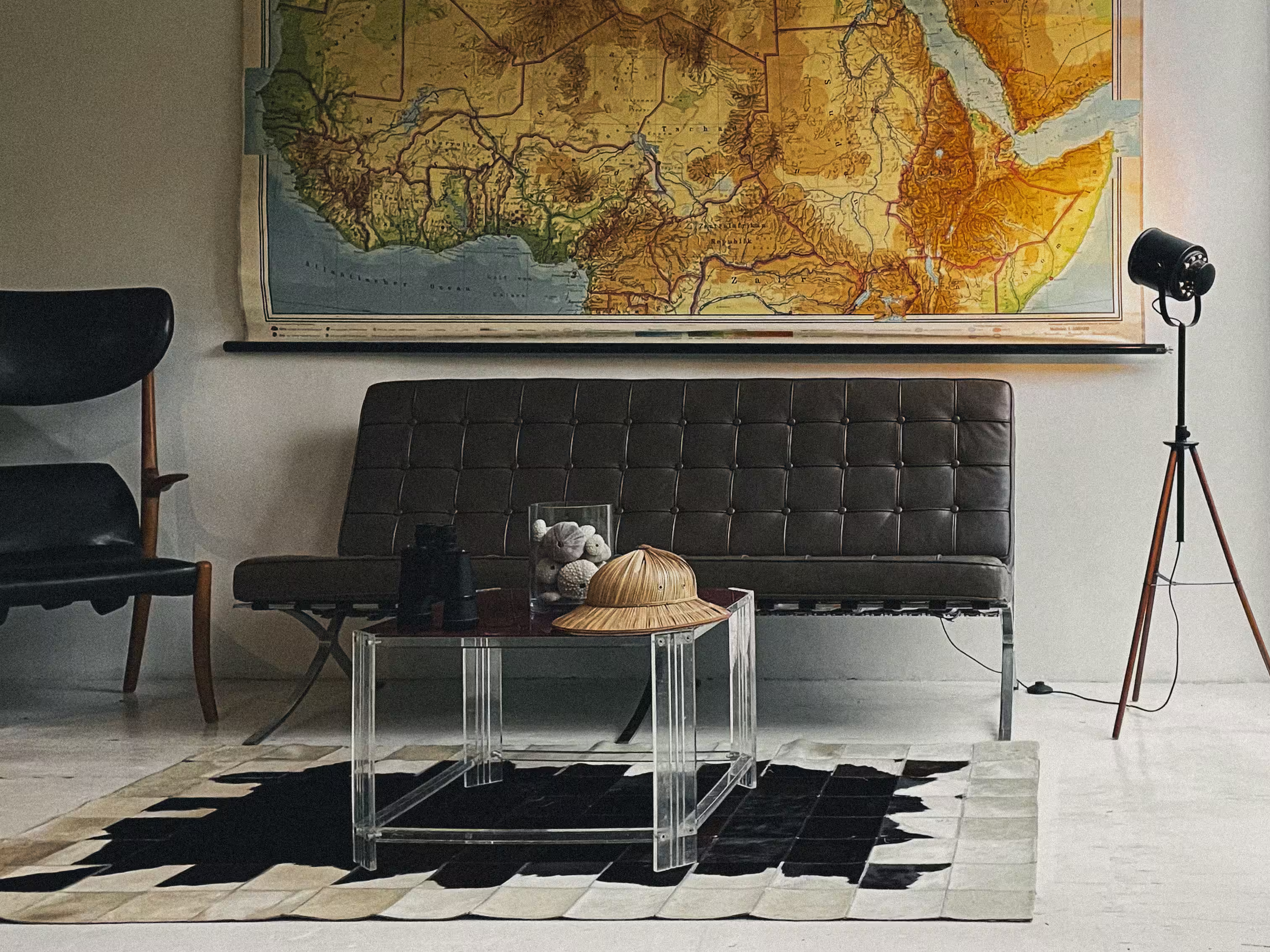 Tropical retreat with full glass frontage that brings the jungle indoors