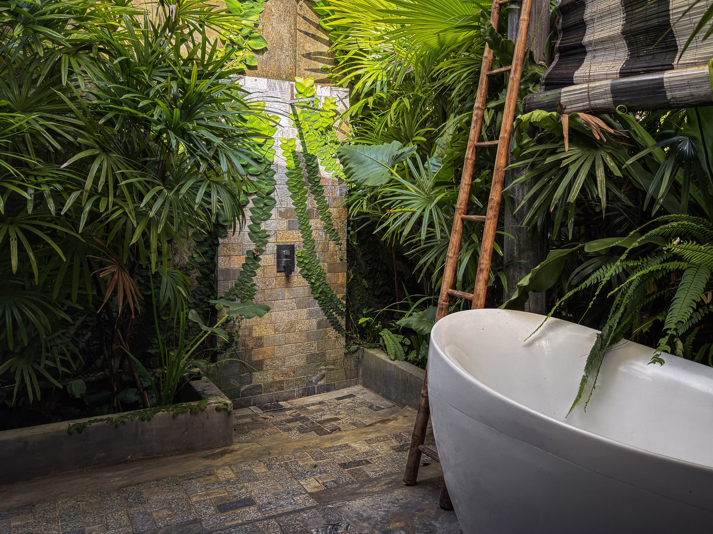 Peaceful villa escape in a tropical paradise surrounded by greenery