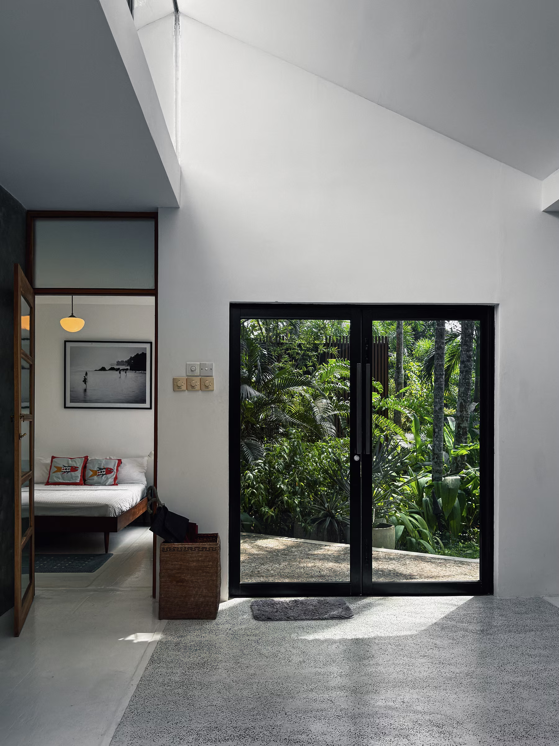 Secluded tropical hideaway with a private pool and lush surroundings