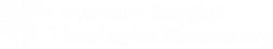 Covenant Baptist Theological Seminary logo with a stylized shield and cross icon.
