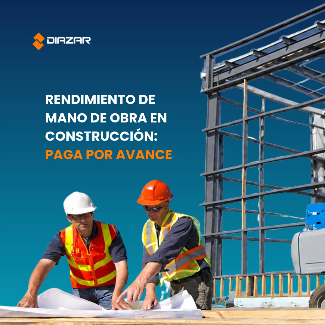 Rendimiento de mano de obra en construcción: Paga por avance Portada