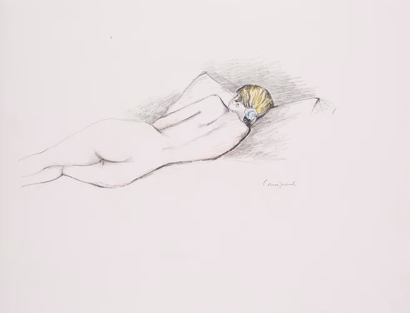Femme allongée