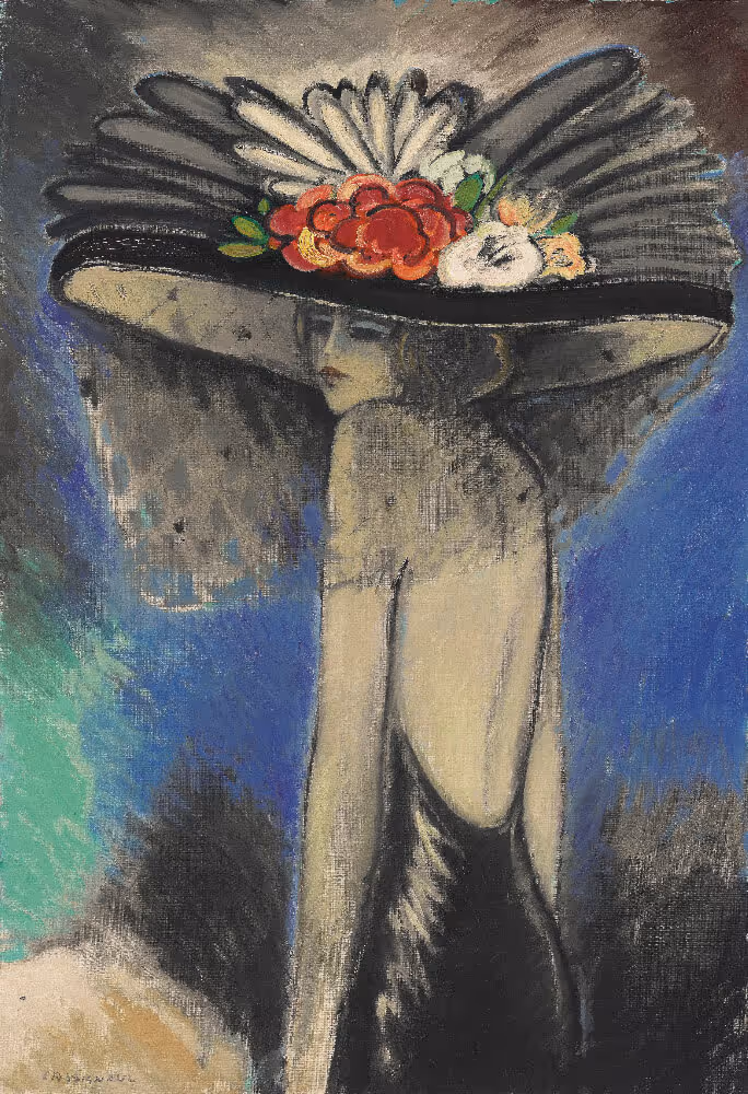 Femme au chapeau