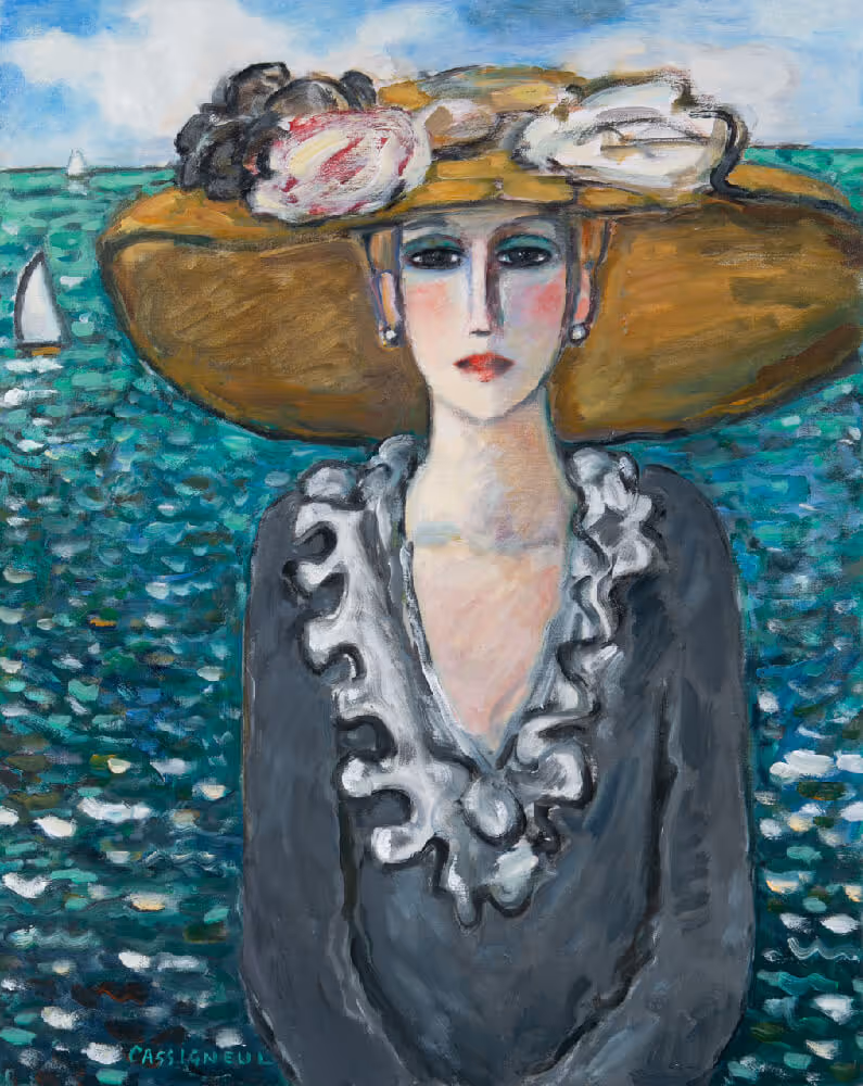 La blouse à jabot