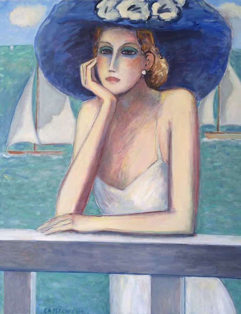 La capeline bleue
