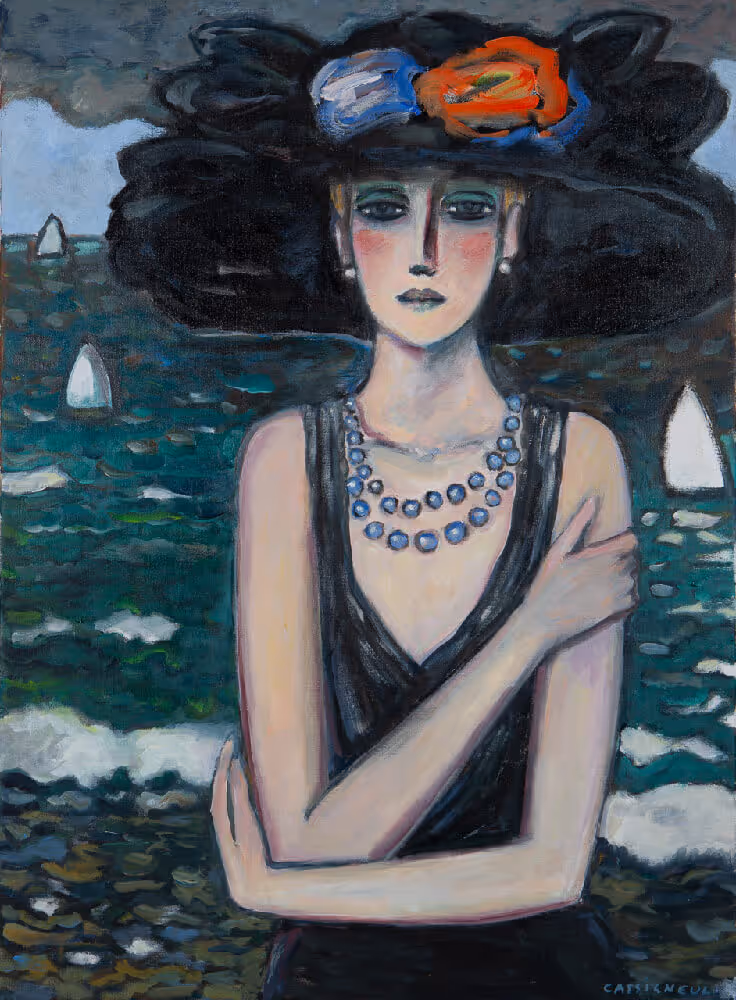 Le collier bleu