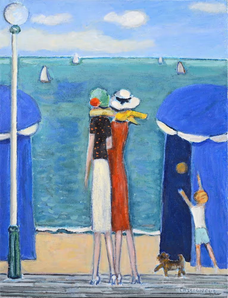 Les tentes bleues