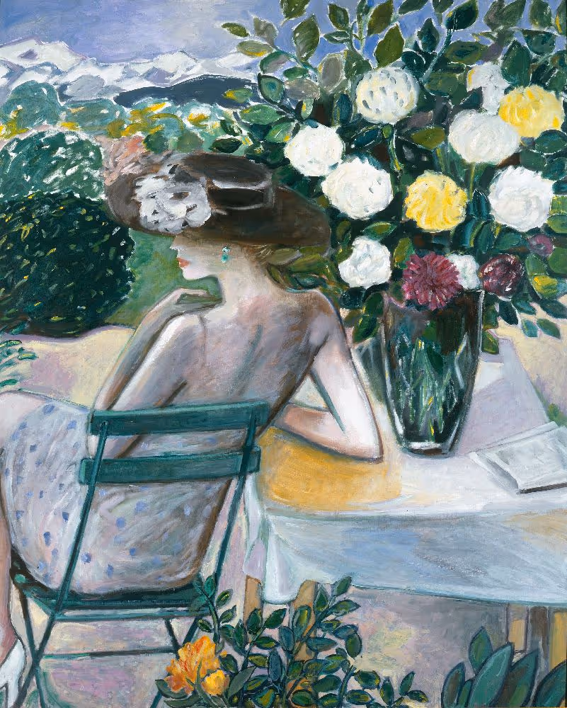 Pamela au bouquet
