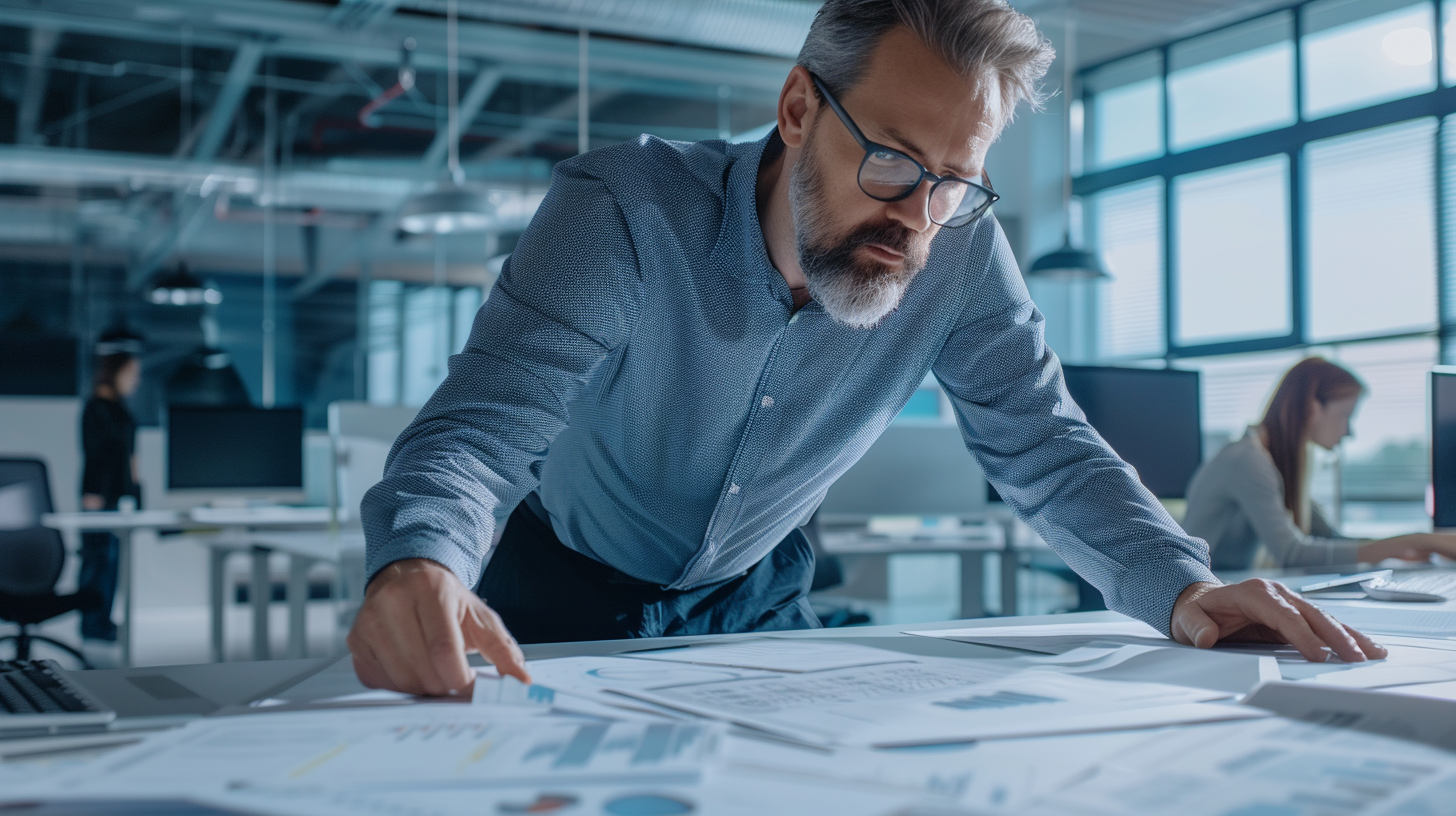 image of a teacher interacting with students using digital tools