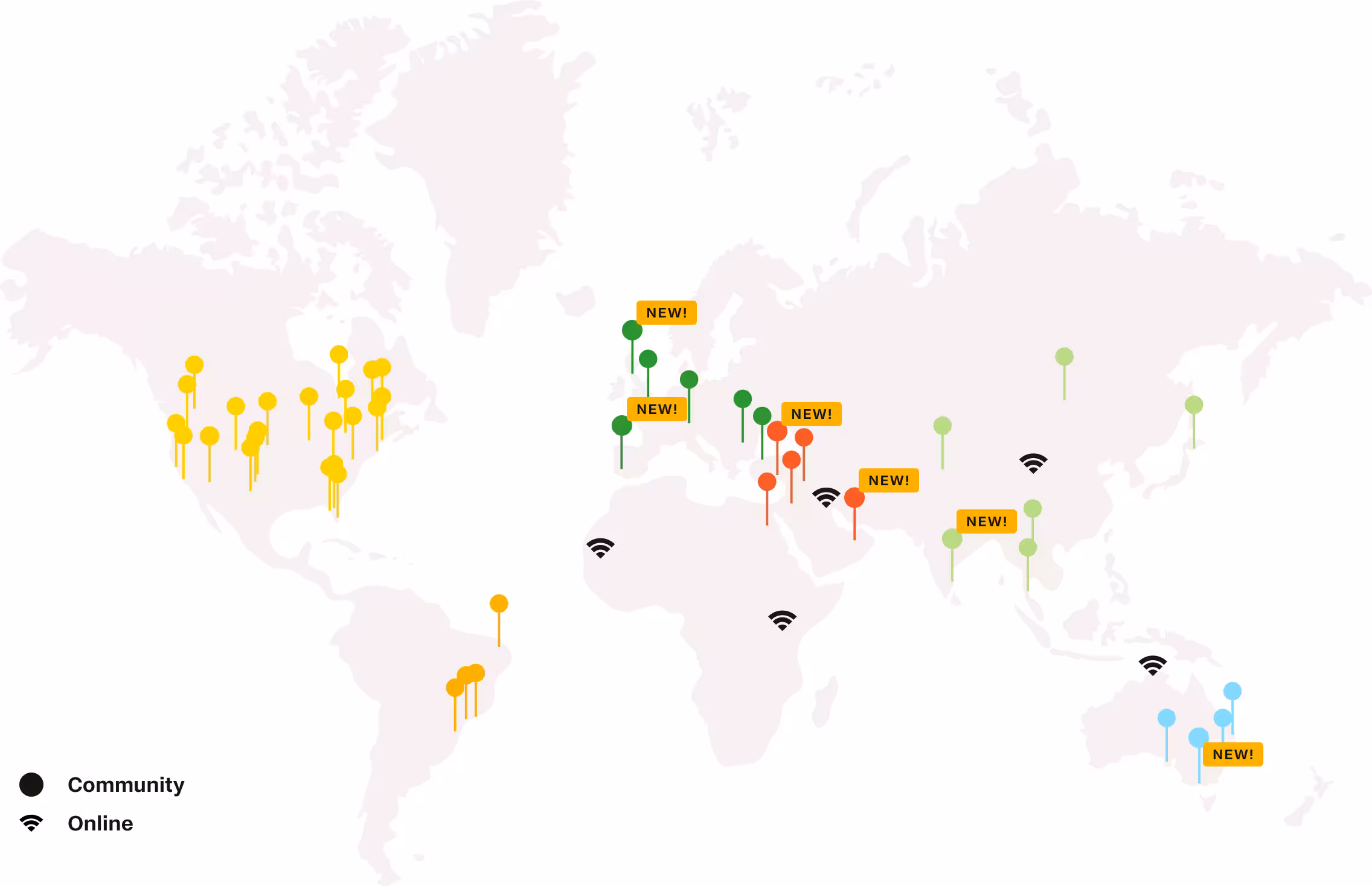 FaithTech cities map