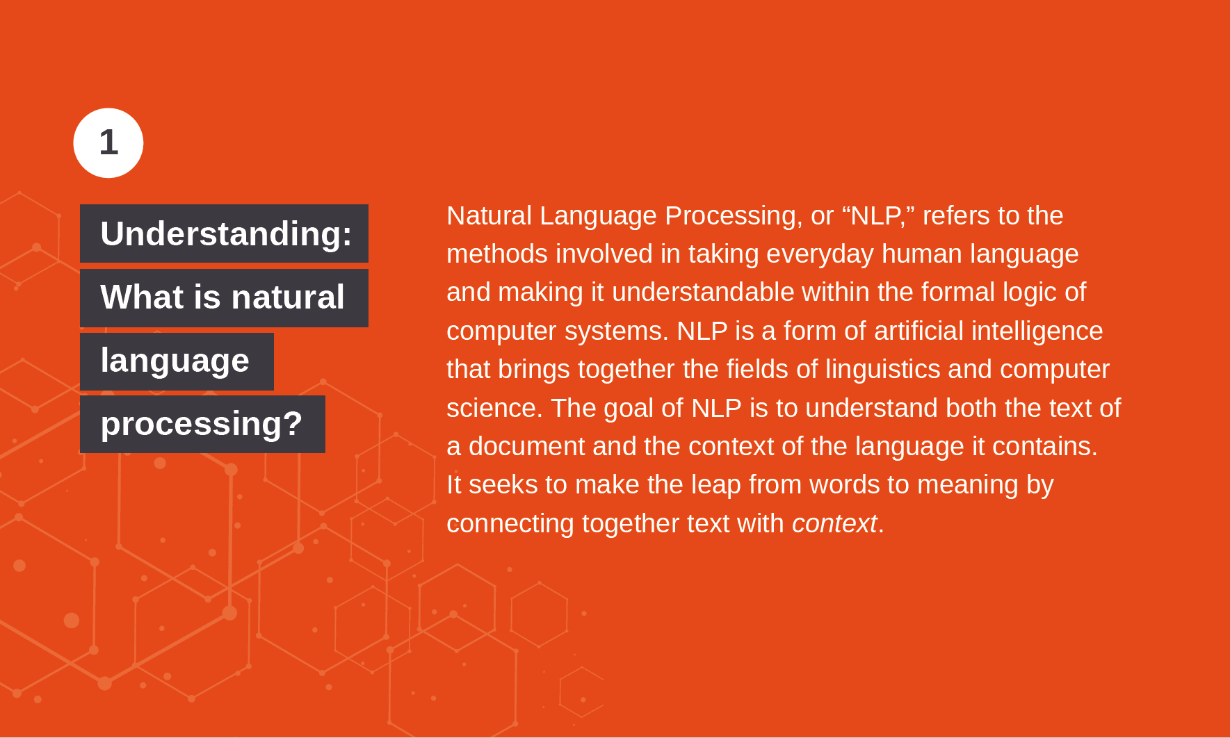 Natural Language Processing Missional Tech Trend