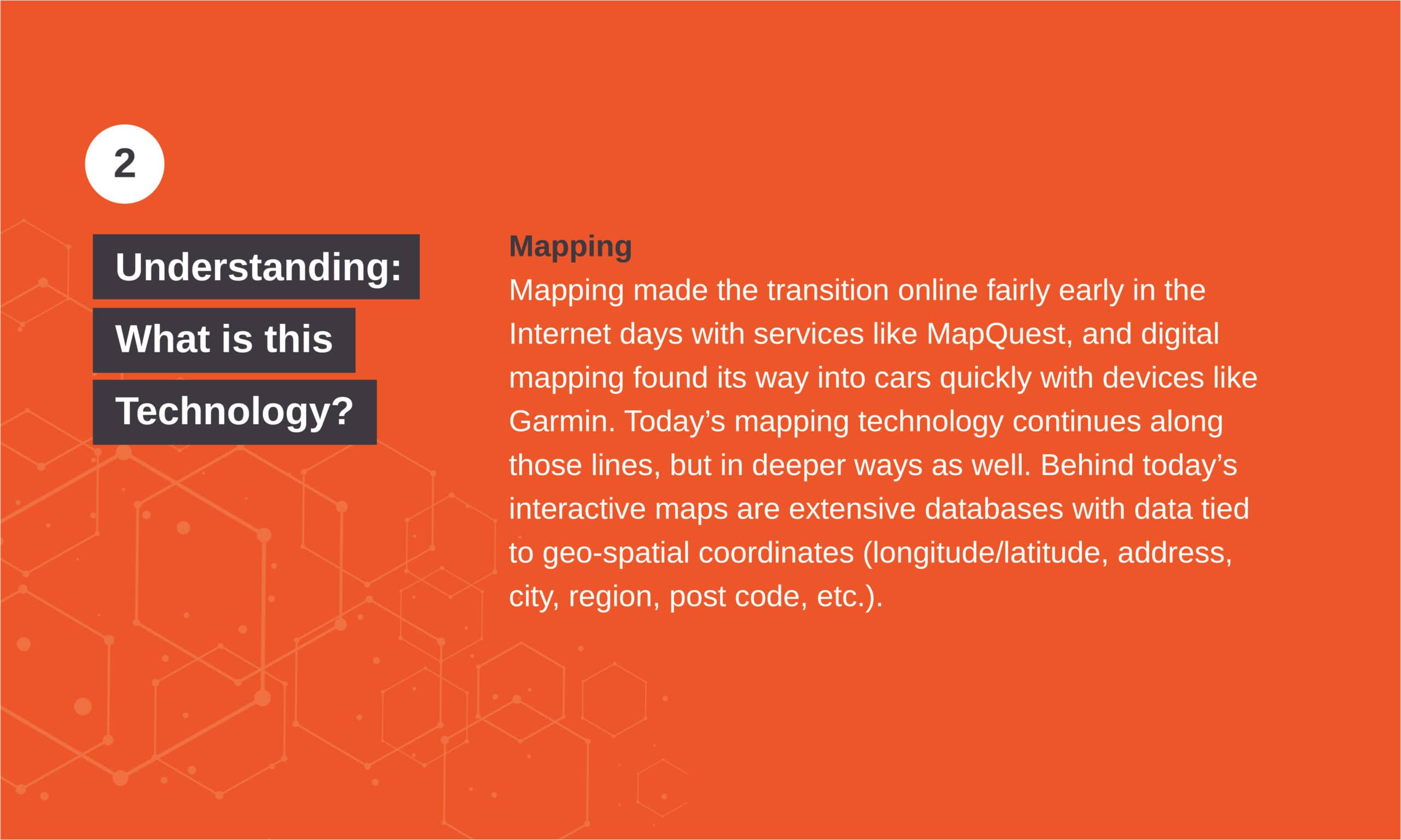 Mapping & Tracking Tech Missional Tech Trend
