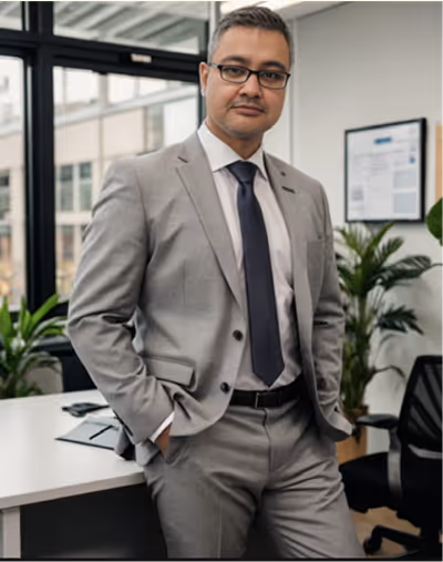 Dr Sriman Swarup's portrait