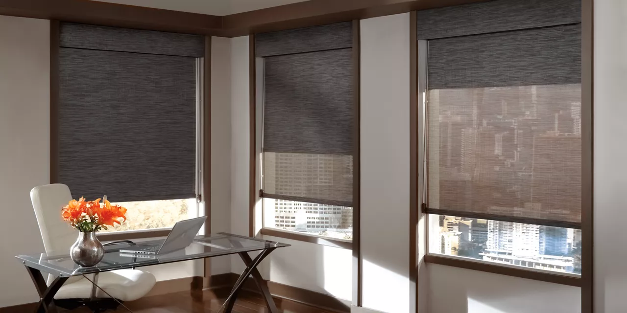 Solar screen shades