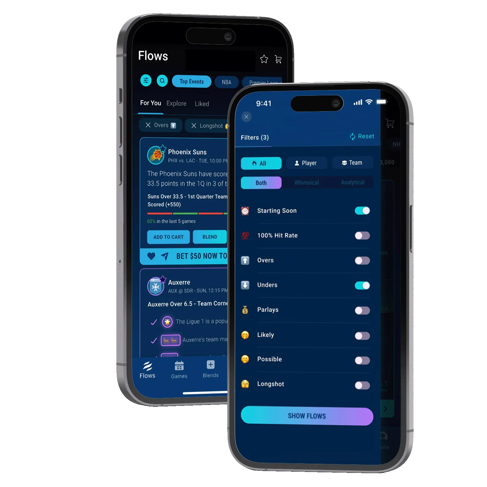 Curated Chaos: Effortlessly Filter and Scroll Through Thousands of Daily Bets