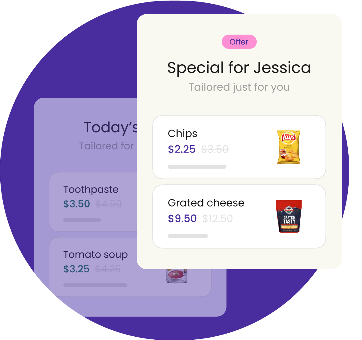 Special tailored offer