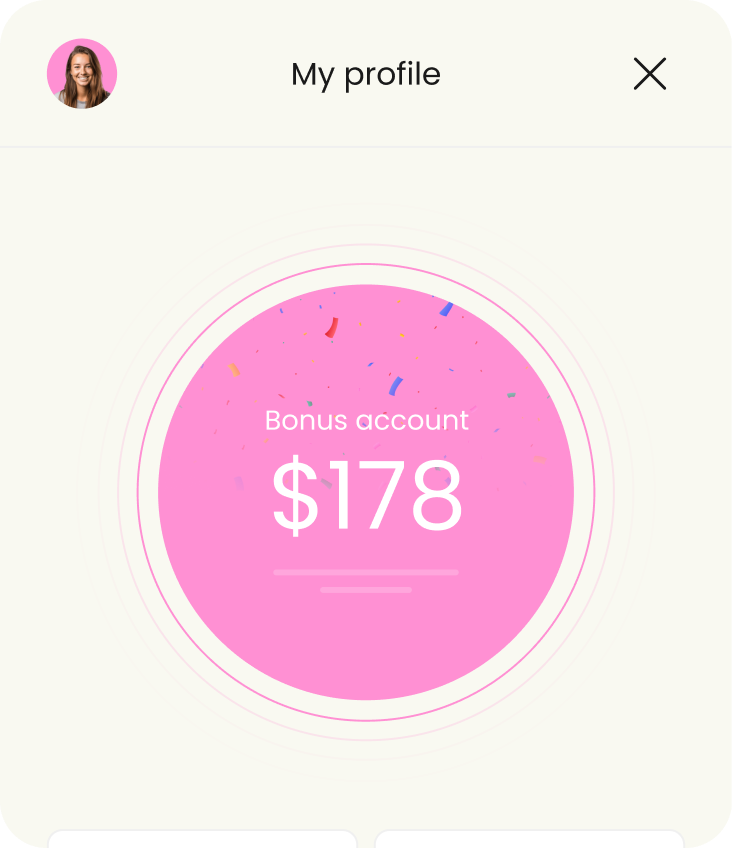 Bonus discount of $178