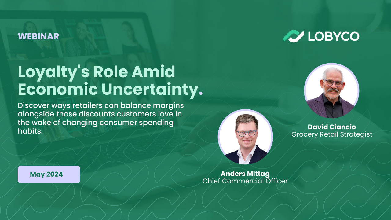 Webinar splash with title and speakers Anders and David