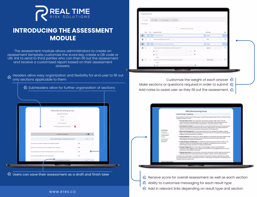 RTRS assessment module overview