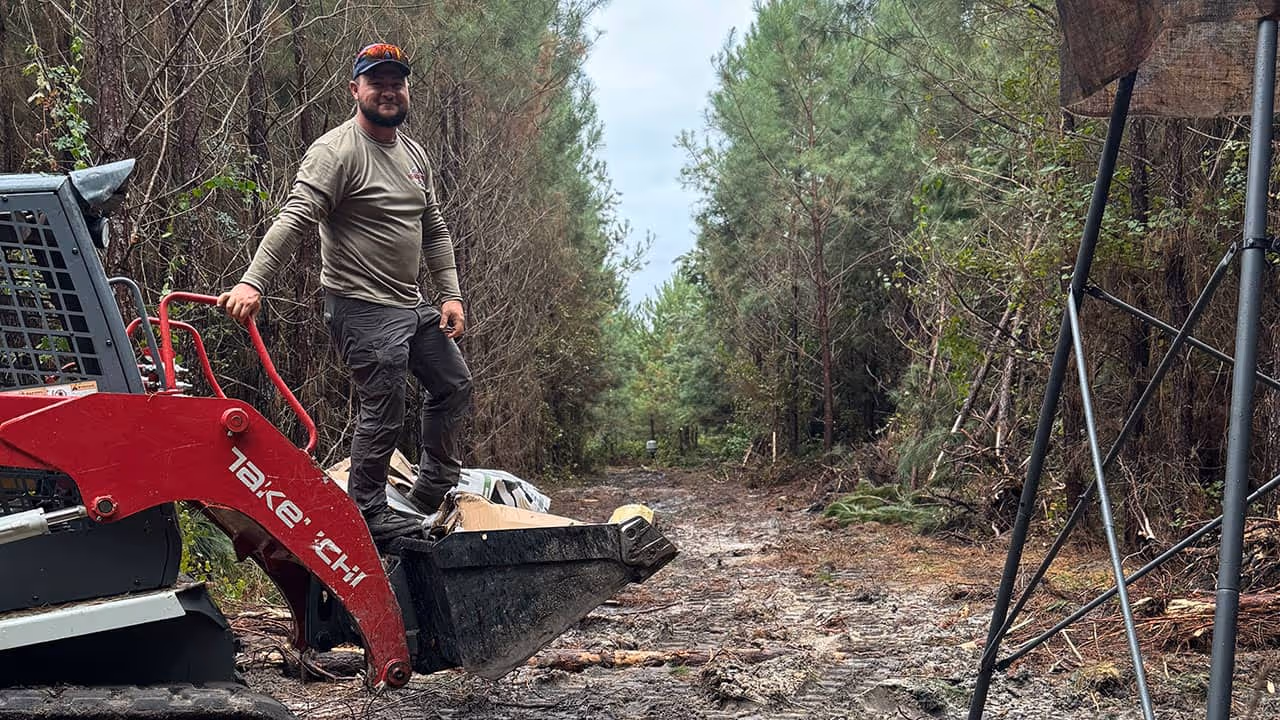 Brush control and forestry mulching land clearing by SemperScapes near me