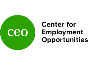 Green circular badge with white letters 'ceo'.