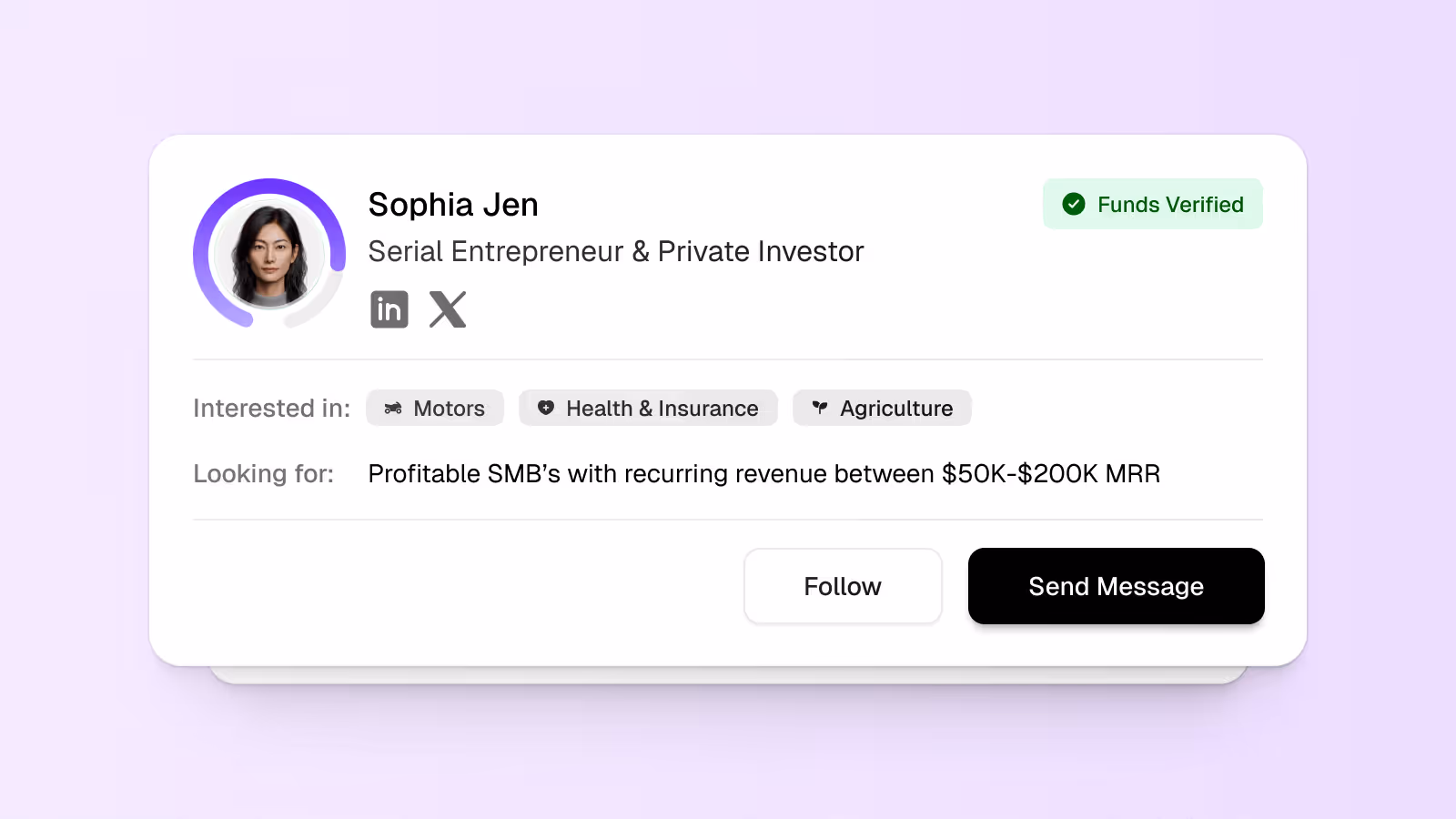 Build your ideal profile