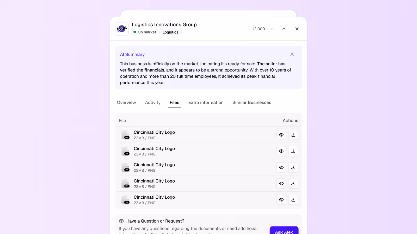 Document organization