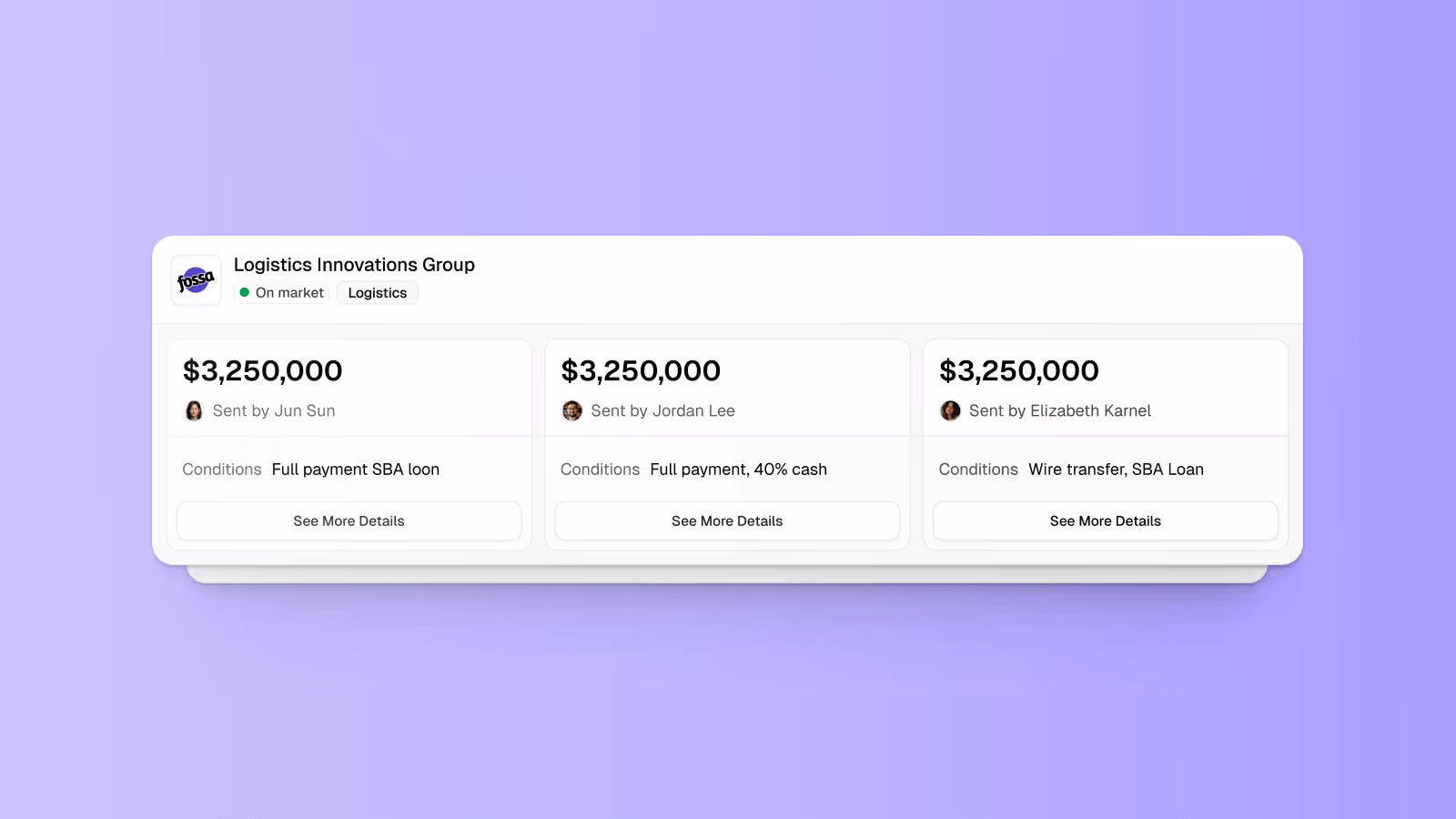 Manage offers
