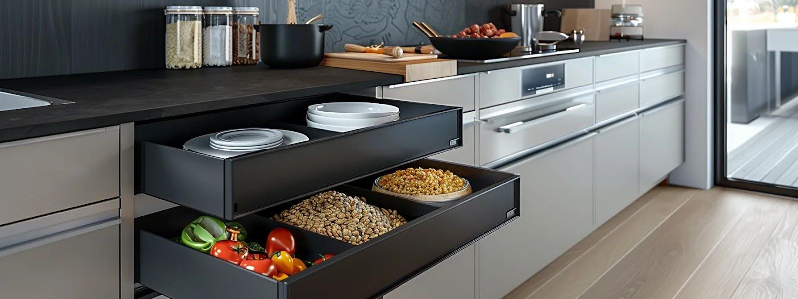 Improving Kitchen Aesthetics with Custom Shelving Solutions