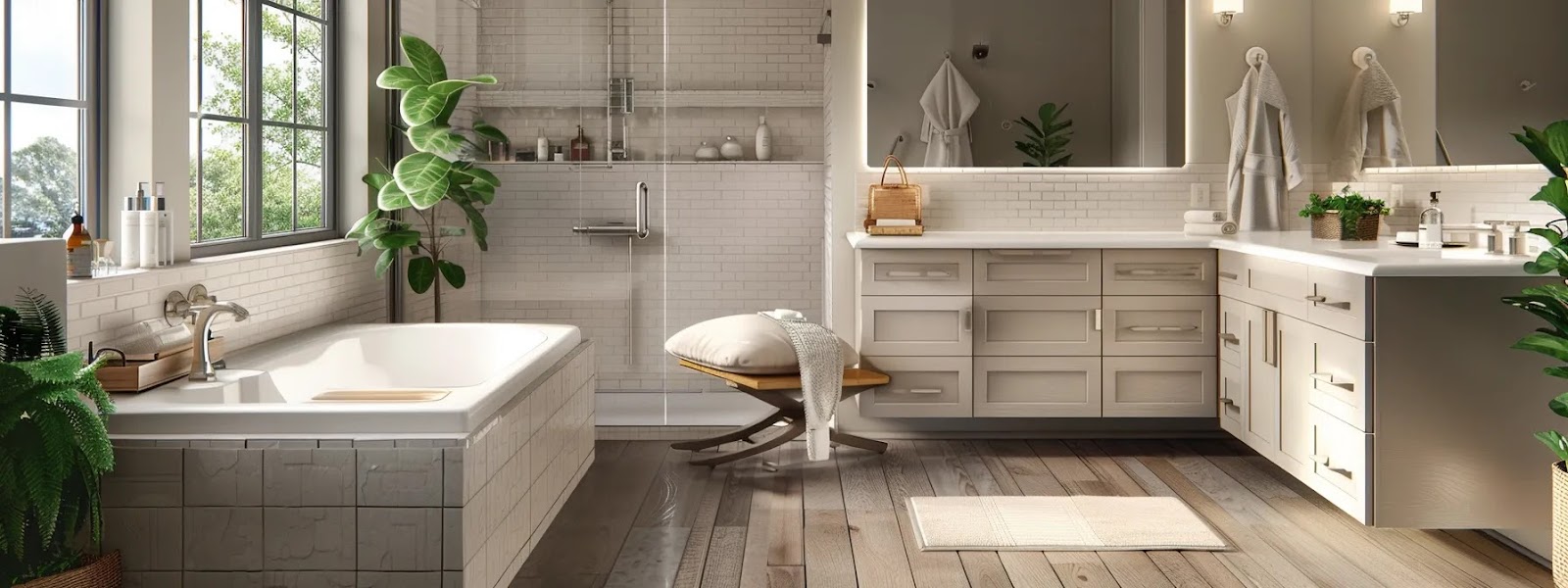 Custom Bathroom Cabinets Improve Accessibility for Seniors