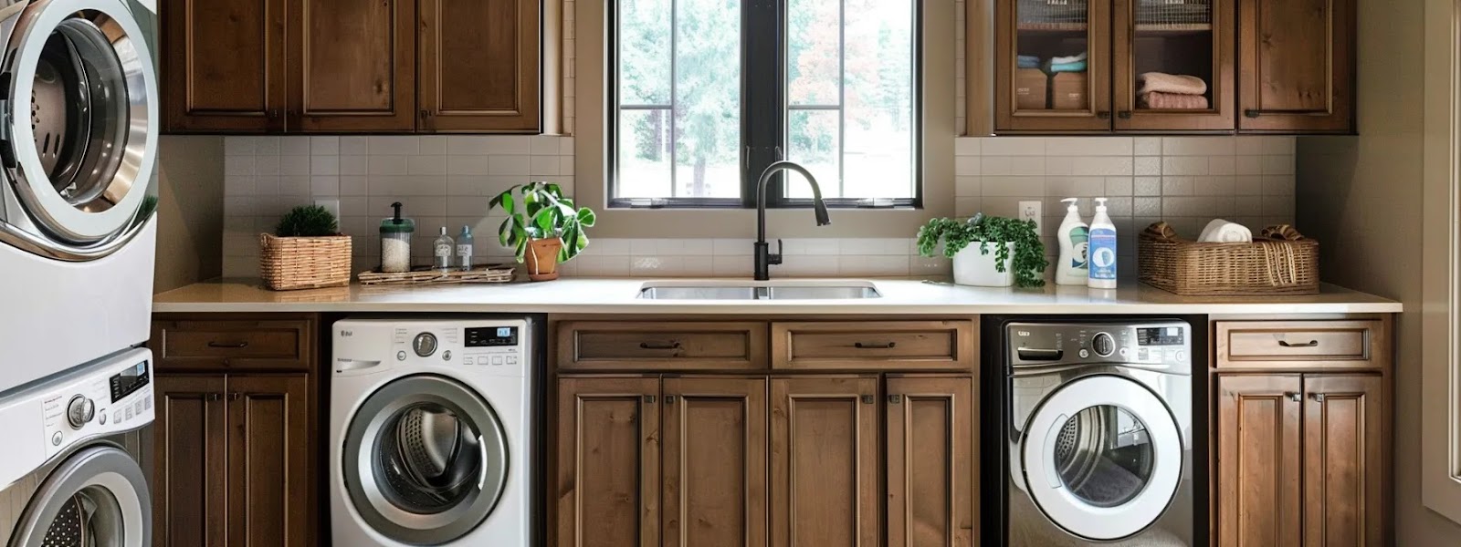 Pet-Friendly Laundry Room Cabinets on a Budget
