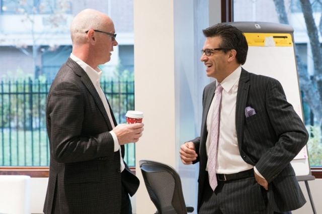 Participants at the Century Initiative quarterly meeting