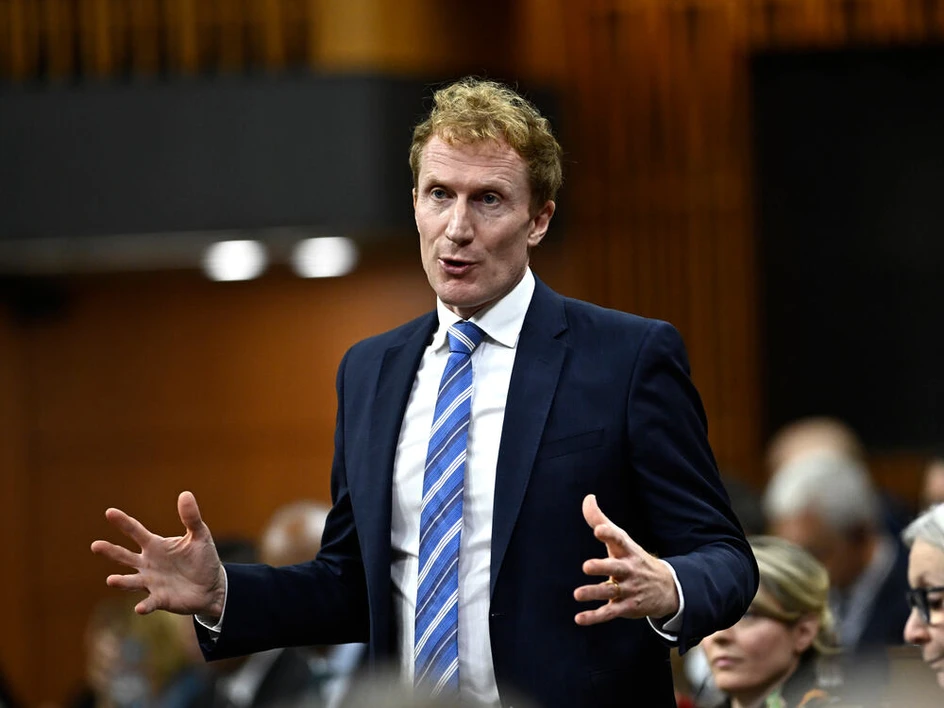 Immigration Minister Marc Miller speaking