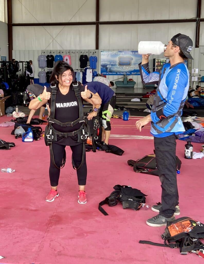 Melissa Day - skydiving