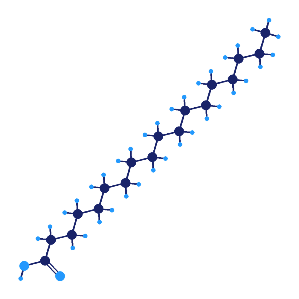 Stearic Acid molecular structure
