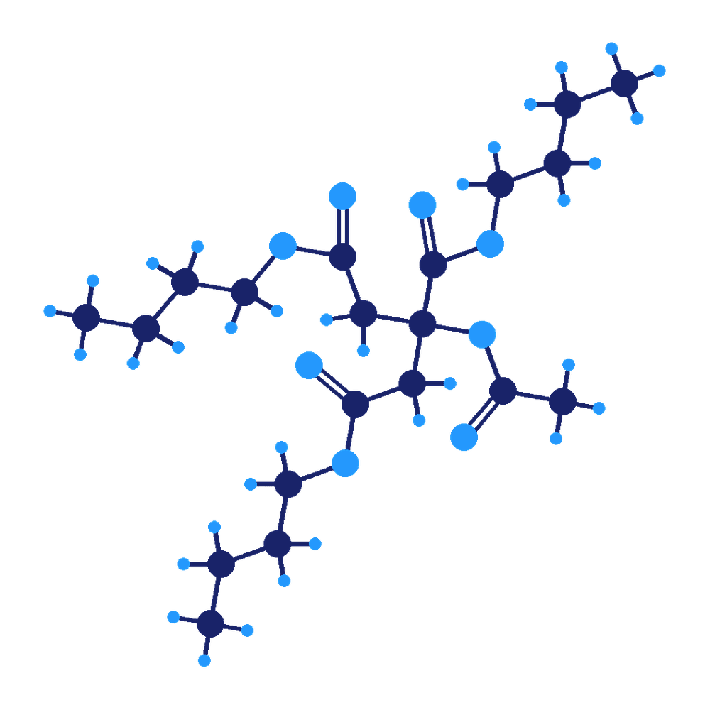 Acetyl Tributyl Citrate molecular structure