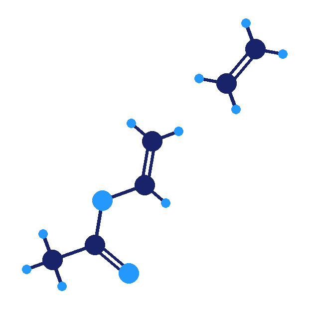 Ethylene Vinyl Acetate molecular structure