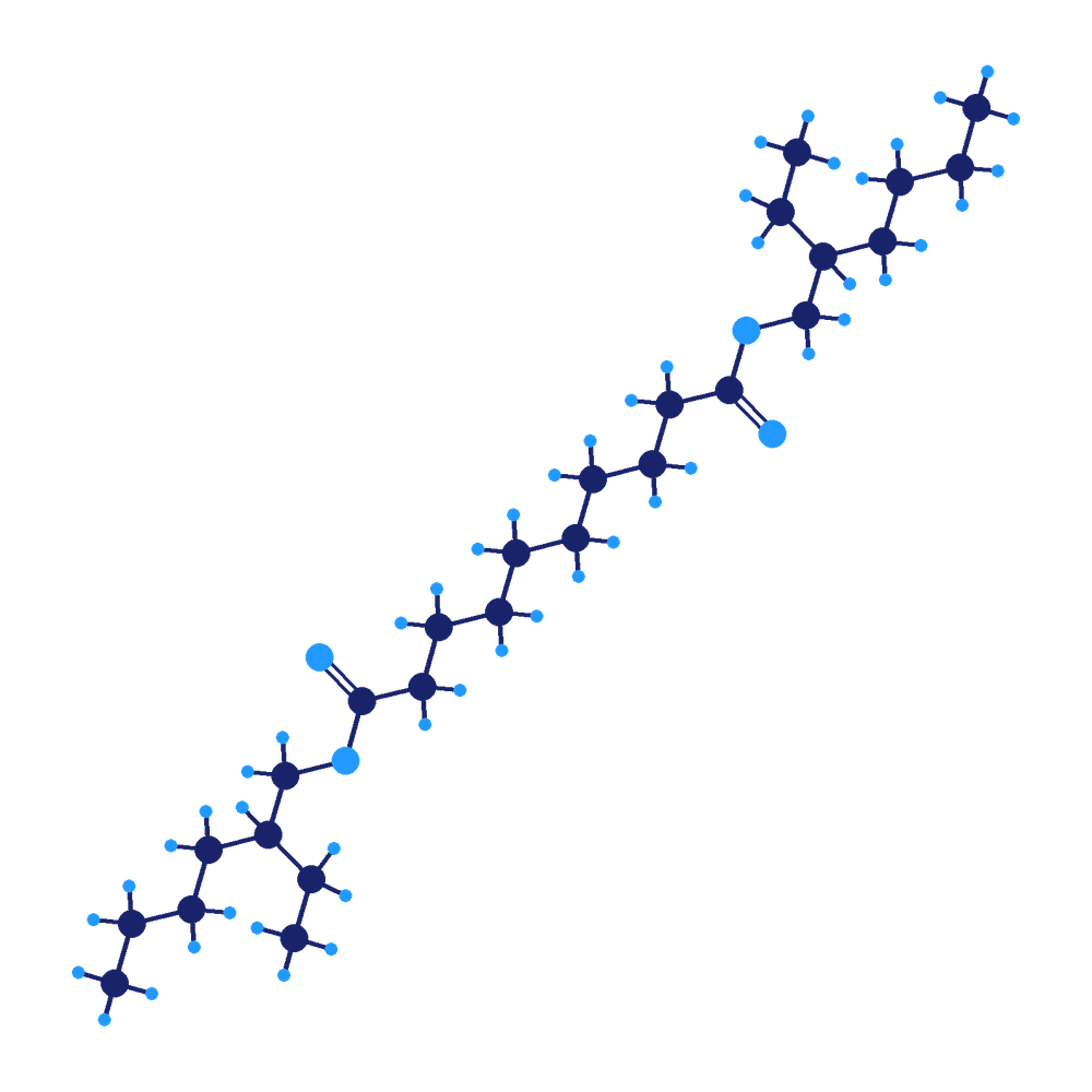 Dioctyl Sebacate molecular structure
