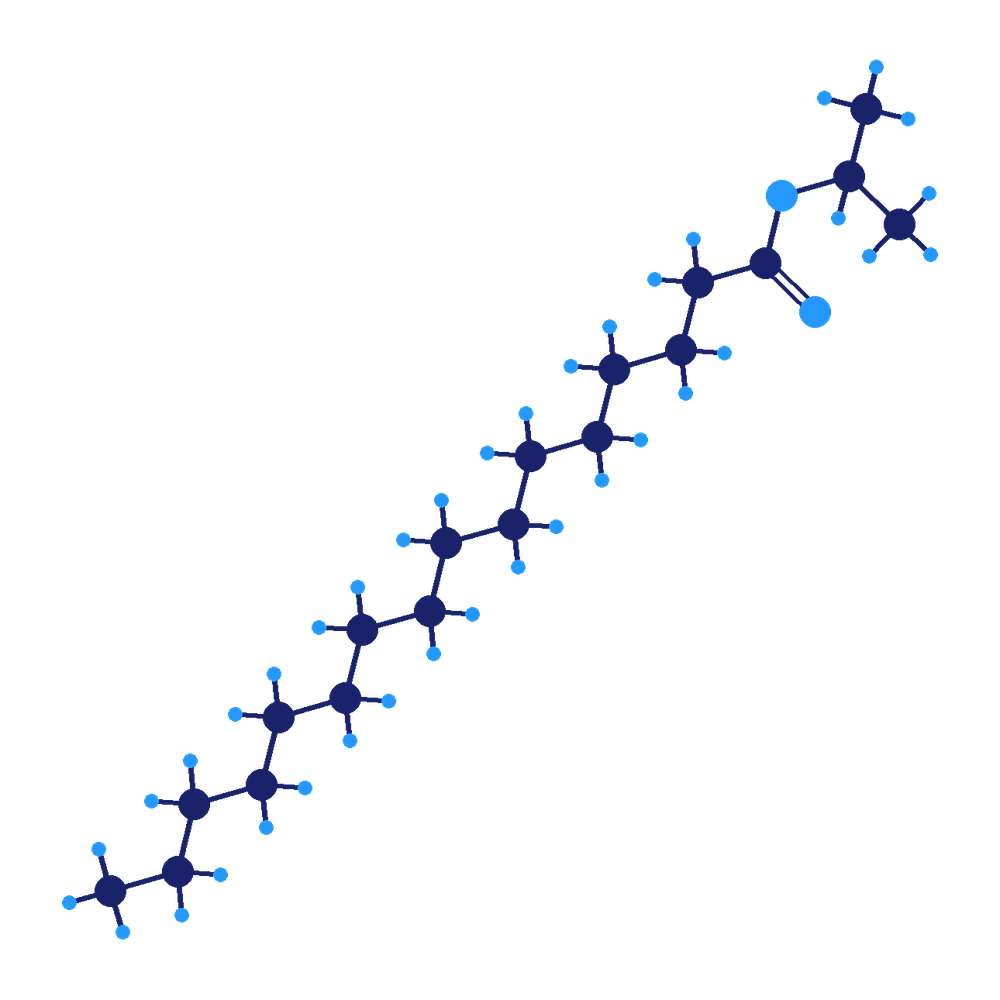 Isopropyl Palmitate molecular structure