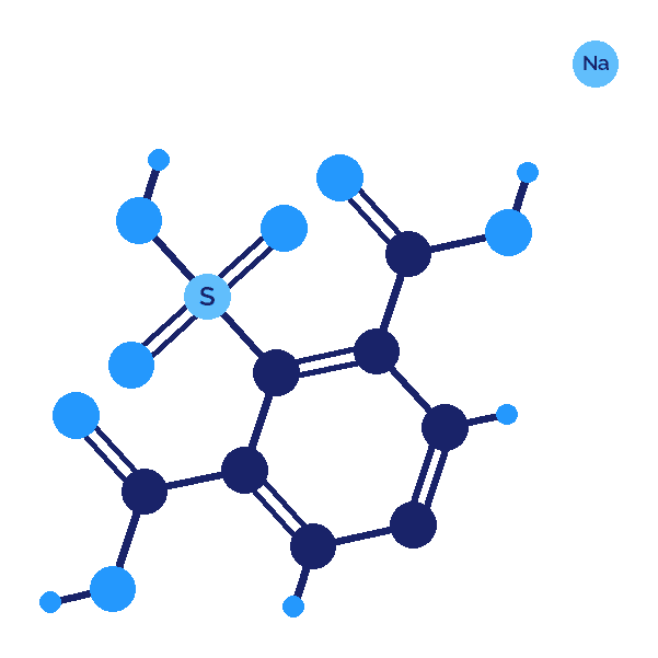 5-Sodiosulfoisophthalic Acid molecular structure