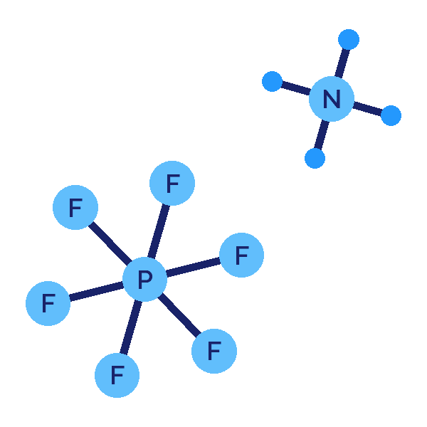 Ammonium Hexafluorophosphate molecular structure